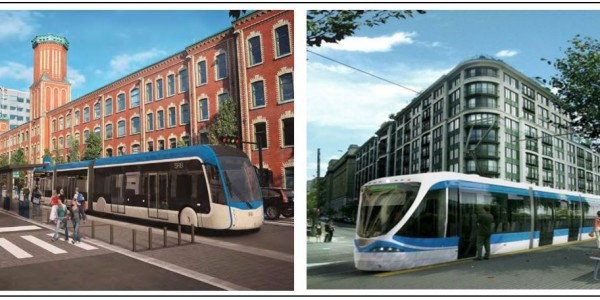 Projet de SRB à Québec (source: http://srbquebec.ca/) et projet de tramway à Montréal (source: La Presse http://www.lapresse.ca/actualites/grand-montreal/201304/24/01-4644105-le-tramway-roulera-a-montreal-dans-un-horizon-despoir-2021.php)